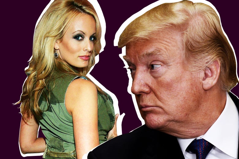 Stormy Daniels and Donald Trump